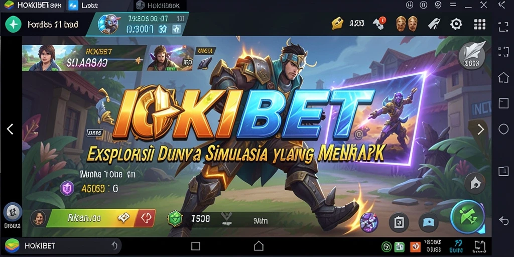 Tampilan gameplay HOKIBET yang menakjubkan dan interaktif.