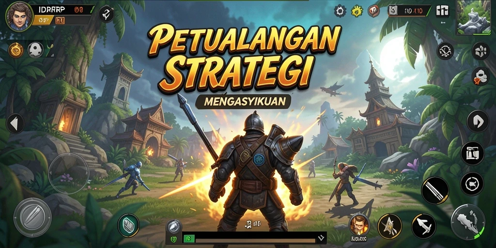 Tampilan gameplay menarik dari IDRRP dengan strategi mendalam.