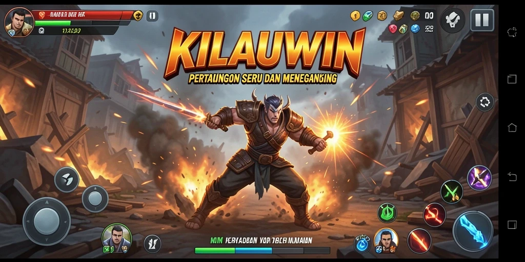 Tampilan seru dan aksi pertarungan di KILAUWIN.