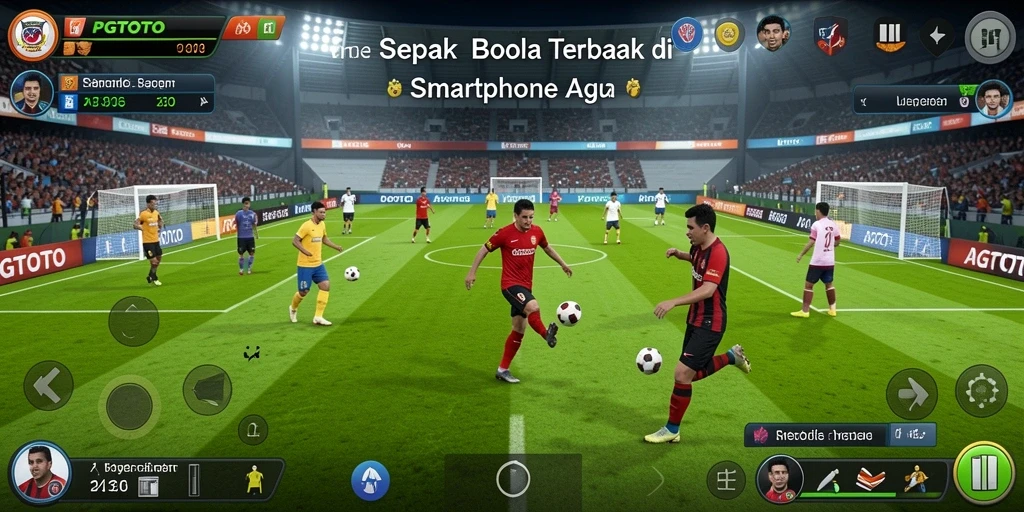 Gameplay PGTOTO menampilkan aksi pertandingannya yang menegangkan di lapangan.