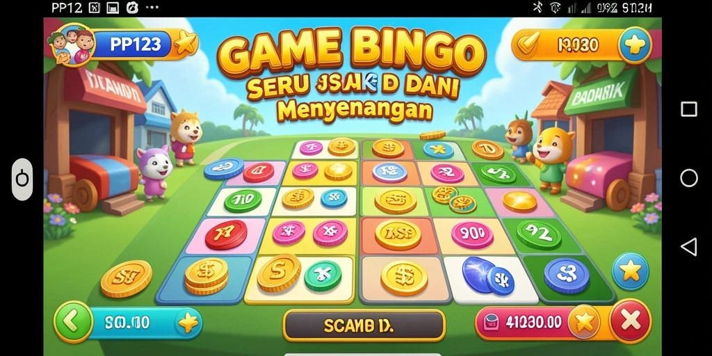 Gameplay seru dengan angka Bingo yang menantang.