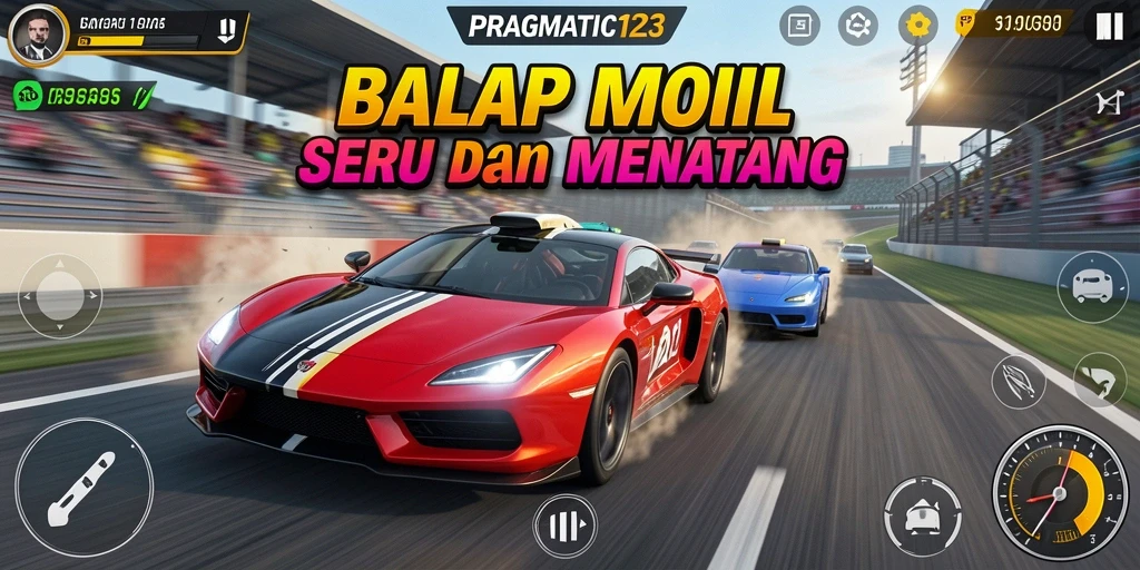 Tangkapan layar dari gameplay PRAGMATIC123 menampilkan balapan yang intens dengan grafik menawan.