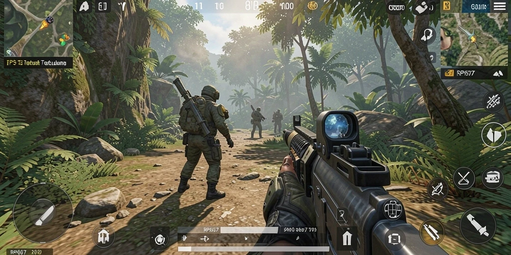 Tampilan dinamis dari gameplay RP6677 yang mendebarkan
