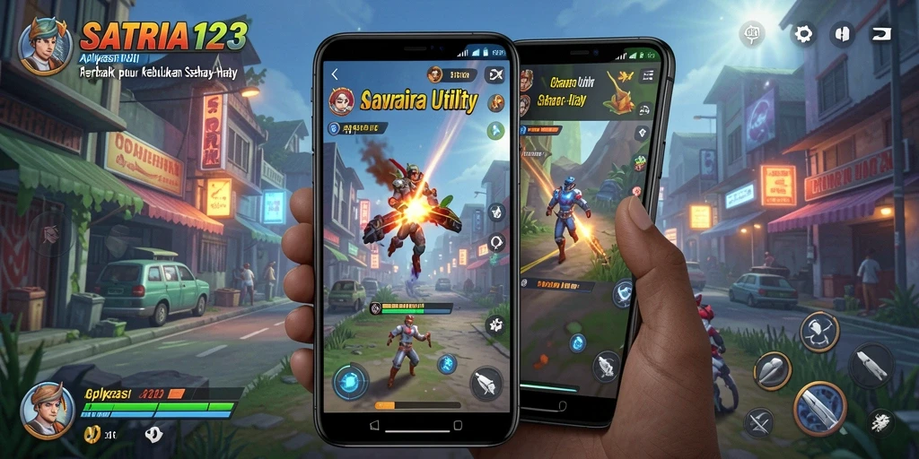 Tampilan antarmuka utama SATRIA123 yang menarik dan fungsional.