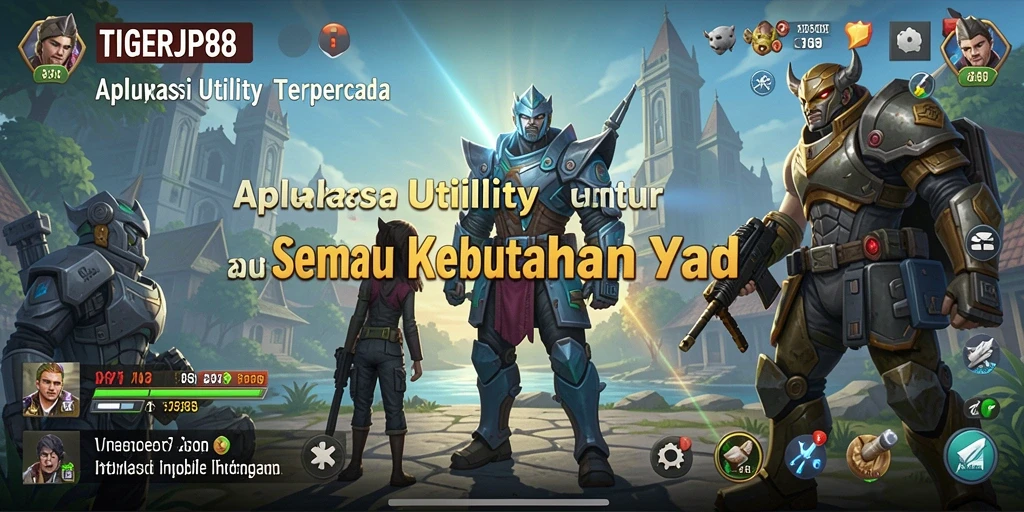 Tangkapan layar utama TIGERJP88 menampilkan antarmuka aplikasi yang bersih dan intuitif.