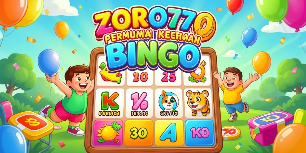 Screenshot gameplay ZORO77 yang menampilkan suasana seru Bingo.